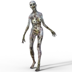 woman-zombie-2.png Download OBJ file WOMAN ZOMBIE 2 • 3D printable model, gigi_toys