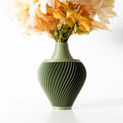 DSC06519.jpg The Kumo Vase, Modern and Unique Home Decor for Dried and Preserved Flower Arrangement  | STL File