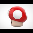 BOMBE.26.jpg Mushroom "Super" Retro 3D - Fan Art Figurine (Geek / Gaming Decoration)