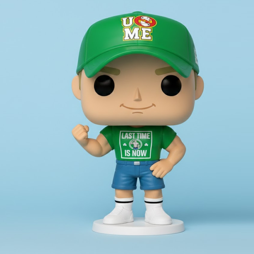 john cena green trinitron funko pop