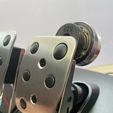IMG_6785.jpg 50mm Bass shaker transducer mount for Logitech Pedals