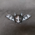 3.png Cute Halloween Bats (3 versions) keychain possible