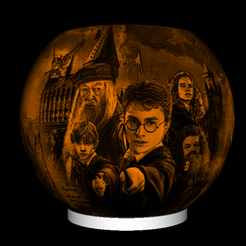 Screenshot-2023-05-07-181316.png Fichier 3D SPHÈRE VEILLEUSE HARRY POTTER LITHOPHANE・Modèle à imprimer en 3D à télécharger