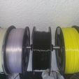 20160930_140703.jpg Filament Spool Holder for up to 11 Pieces (Use "IKEA GRUNDTAL" Towel Holder)