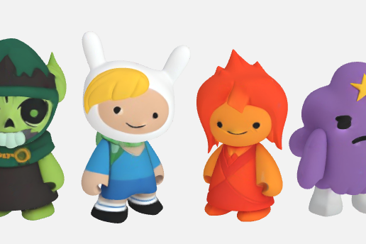 collectible minifigures of the Adventure Time series