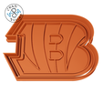 NFL-Cincinnati-Bengals_8cm_2pc_CP.png Cincinnati Bengals NFL - Cookie Cutter - Fondant - Polymer Clay