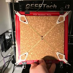 IMG_6039.jpeg Free STL file Customizable(in Onshape): Cork / Insulation Holder for Heated Bed・3D printing idea to download