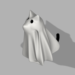 Animal-Ghost.png Fichier STL Cat Ghost - Un chat qui ne vous quitte jamais...・Plan à imprimer en 3D à télécharger