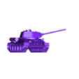 T-34 Soviet Tank. 85mm Gun, winter camouflage.obj T-34 Soviet Tank. 85mm Gun, winter camouflage