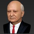 30.jpg Mikhail Gorbachev bust ready for full color 3D printing