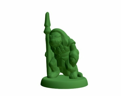 Darkwood Stalker (18mm scale) - 3D model önizlemesi