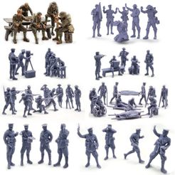 Vignette_Full_UK_01.jpg WW1 UK Army 59 STL - Files Pre-supported