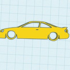 Web-capture_24-11-2023_113821_www.tinkercad.com.jpeg Acura CL Type-S (YA4) 2nd Gen Silhouette Keyring