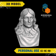 John-Milton-Personal.png 3D-модель Джона Мильтона - высококачественный STL-файл для 3D-печати (ЛИЧНОЕ ИСПОЛЬЗОВАНИЕ)