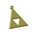 Triforce-Keychain.jpg Triforce Key Ring