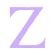 Z.stl Letras y Números ASSASSINS CREED | Logo