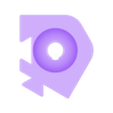 paint_swatch_sharp_downleft.stl モジュール式カラー見本壁掛け