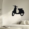 mockup_06.jpg Vintage Scooter Wall Decor Art