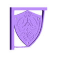 Equerre_Bouclier_Hyrule_ZELDA_v2.STL Zelda Shield RANGE