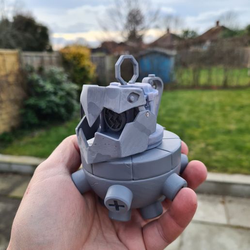 Jinx Arcane inspired Chomper grenade 3d model for printing 3D model
