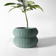 IMG_3117.jpg The Milo Planter Pot with Drainage Tray & Stand: Modern and Unique Home Decor for Plants and Succulents  | STL File