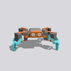 Imagen4.png STL file 3D Spider Chassis - SG90・3D printing template to download, Peter280