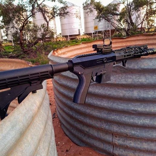 N3DP MPX Gel Blaster SMG 3D model