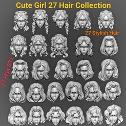 ion Collect Ia motels OTe Cute Girl 27 Hair Collection
