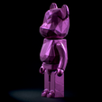 Untitled_Viewport_003.png Bearbrick Articulated Low poly faceted Articulated