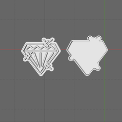 Capture.PNG Datei STL Diamond cookie cutter・Design für 3D-Drucker zum herunterladen, 3dZ