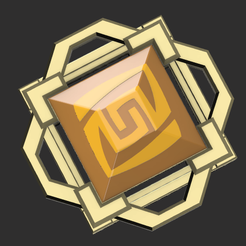 1.png Archivo STL Genshin Impact - Liyue Vision Modelo 3D・Diseño para descargar y imprimir en 3D