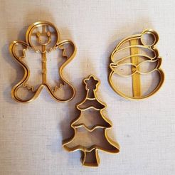 1.jpg STL file CHRISTMAS CUTTER KIT / CUTTER CHRISTMAS・3D printing model to download