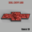 OKULL CHEVY LOGO Chevrolet Skull Emblem - Logo