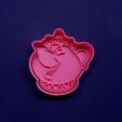 20200520_132144.jpg Beauty and the Beast Cookie Cutter Pots Cookie Cutter