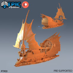 1900-Tribal-Ship-The-Ramhorn.png Tribal Ship - The Ramhorn ‧ DnD Miniature ‧ Tabletop Miniatures ‧ Gaming Monster ‧ 3D Model ‧ RPG ‧ DnDminis ‧ STL FILE