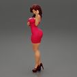 Girl-0006.jpg Tanned Stylish Brunette Girl In Short Dress 3D print model