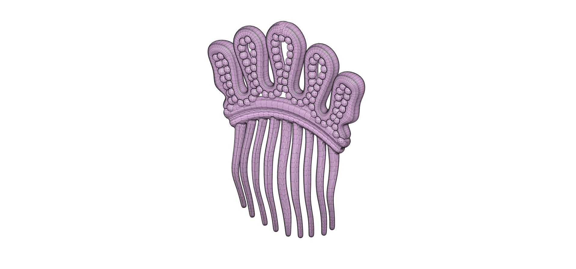 Hair-comb-11A-stl-low-91.png Fichier 3MF FRENCH PLEAT HAIR COMB Multi purpose Female Style Braiding Tool Hair styling roller braid accessories for girl headdress weaving fbh-11A 3d print cnc・Objet pour impression 3D à télécharger, Dzusto
