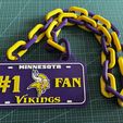 IMG_6478.jpeg CADENA PLACA FAN #1 MINNESOTA VIKINGS NFL