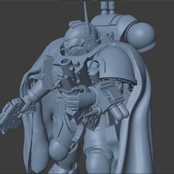 medic.jpg Fichier STL gratuit Un soldat premier de l'espace avec un gant de guérison nanomachine.・Design à télécharger et à imprimer en 3D