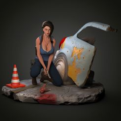 versao-final.jpg 3D file Jill valentine Stl・Model to download and 3D print