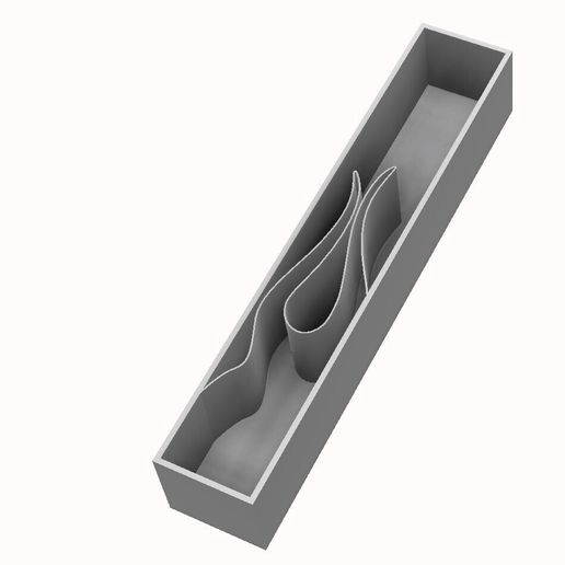 Vertical Flames Design Pen Blank Mould for Resin