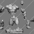 2.jpg OBJ file Hulk・3D printing template to download, stepanovsculpts