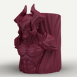 SimLab3853.png Aatrox Pot - League of Legends 3D Print Model - Gaming Desk Organizer & Planter STL