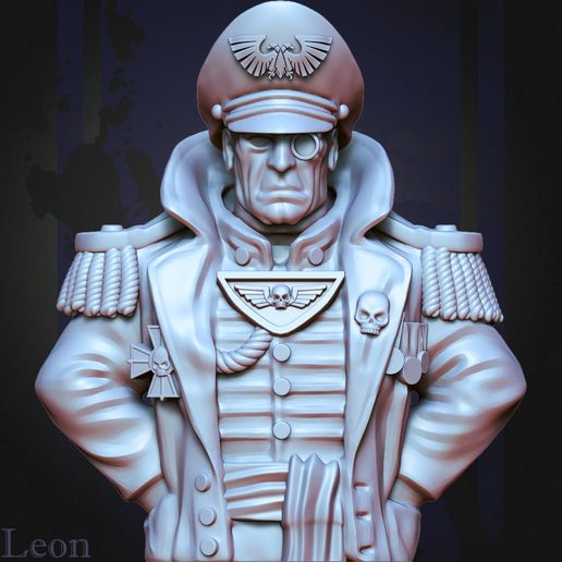 🪖 Tank commander commissar・ 3D File for 3D printing・Cults