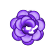 FiboFlower3Red.stl Fibonacci Flower 3