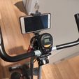 IMG_20210325_212220.jpg Protein Shaker + Selfie Stick Mount for V-Fit Folding Exercise Bike