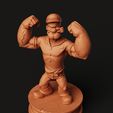 D7.37.jpg Popeye the Sailor Man Figur | Strongman Sailor Statue | Klassischer Cartoon 3D Druck