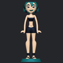 1~1.png Download STL file Gwen Swimsuit - Total Drama • 3D printing template, SillyToys
