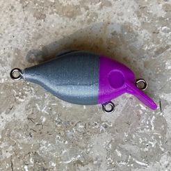 0848eb8e8444ff1ca3fa7a08fe516cdd_display_large.jpg Free STL file Fishing Lure for Trout NR.4 (one piece!)・3D printing model to download