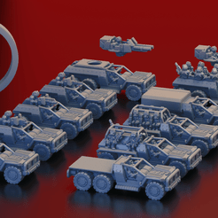 Esyrian-Vehicles-Showcase-2.png Esyrian vehicle set 6mm for 6mm  [PRE-SUPPORTED]